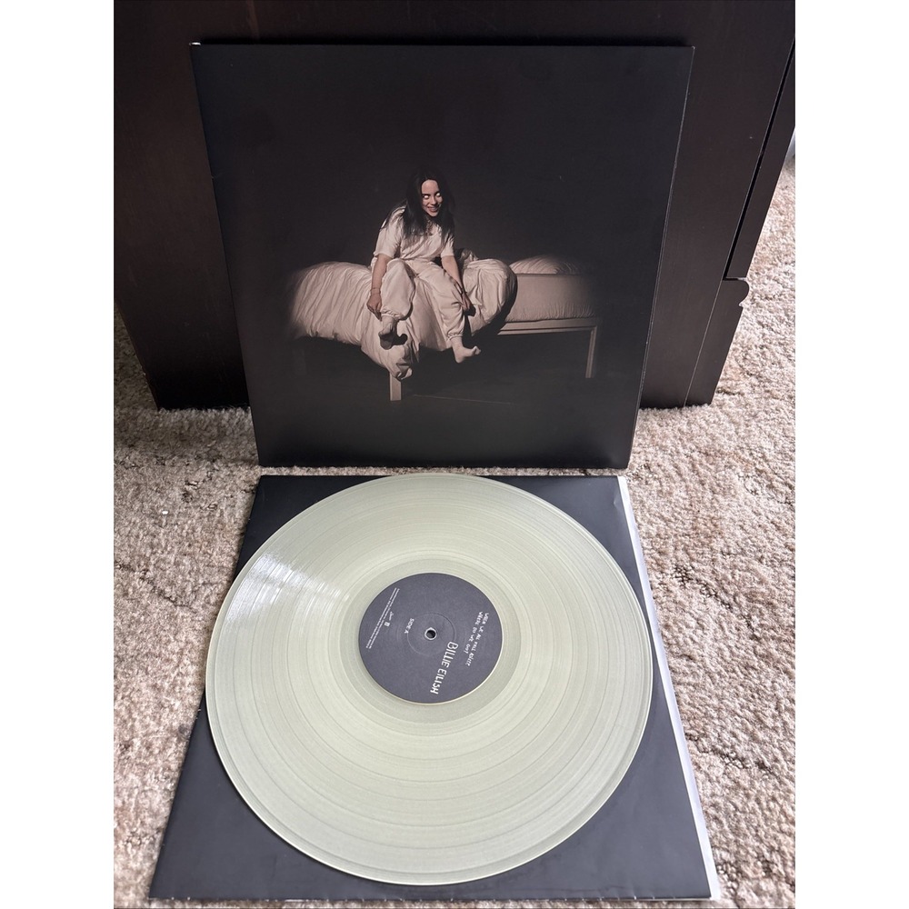 Billie Eilish When We All Fall Asleep Where Do We Go Glow In The Dark Vinyl LP
